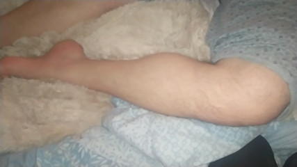 Twink Bear Plays With His Boyfriend's Legs And Feet