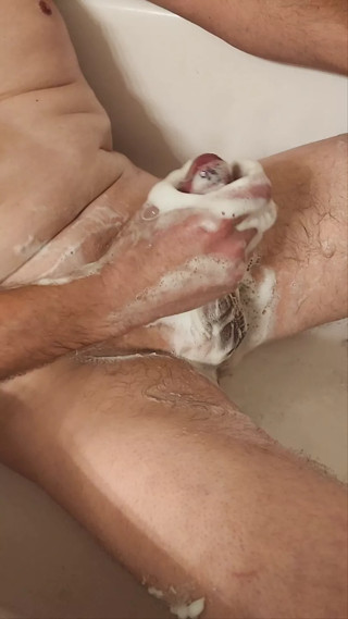 My dick erupts cum like a fountain