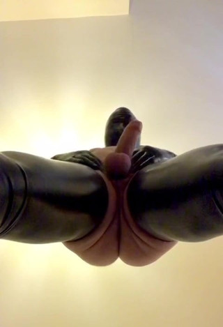 Gay latex rubber masturbation