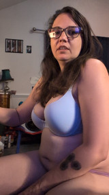 Horny milf squirting while working