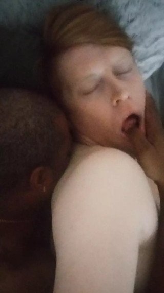 Redhead Slutty bottom takes BBC POV thumbnail