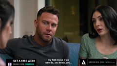 MODERN-DAY SINS - Pregnant Wife Gets Horny While Watching Hubby Cheat With The Prenatal Instructor