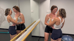 Serenity Cox and Nadia Foxx Have Fun at the Yoga Studio!