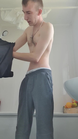 Teen Getting Out of Bath All Wet