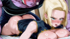 King Cold X Android 18 (db)