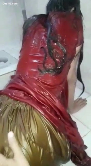 D.U college girl shower with boyfriend