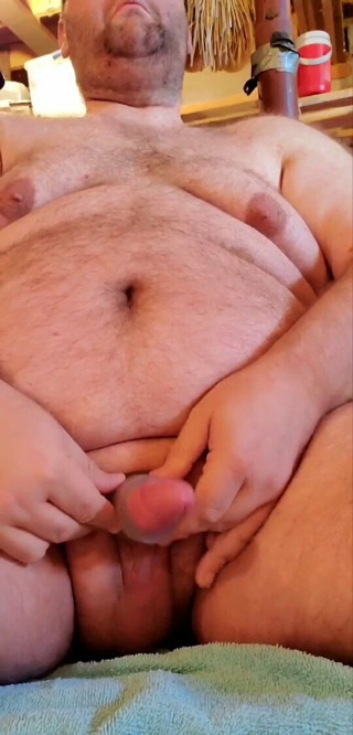 Playing with my sex toy while in the basement #1