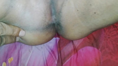 Harassing her mother-in-law's pussy and asshole