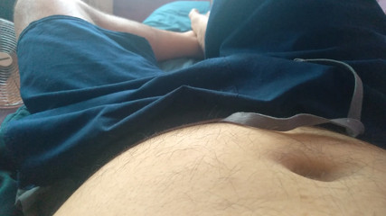 Gay man masturbates enthusiastically to start January