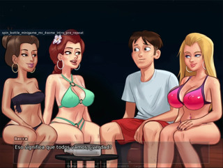 Cheating girlfriend of Summertime enjoys good sex with her friends – Summertime Saga