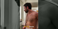 Drying off Locker Room After My Post-workout Shower