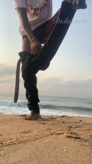 Still on Beach Having Good Time Alone