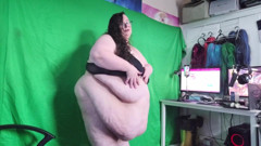 SSBBW Stripping in My Office Chair Baby
