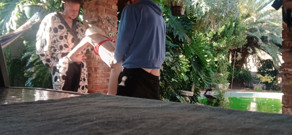 Having Fun in the Garden Blond Suking Cock