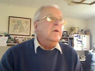 Handsome Grandpa wanking