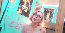 Sparkly Red Kisses