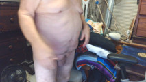 Mature male stripping