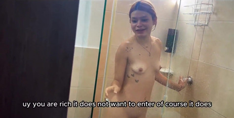 Neighbor, What Are You Doing Here? Are You Crazy? My Husband Could Arrive at Any Moment. Cumshot- Creampie.
