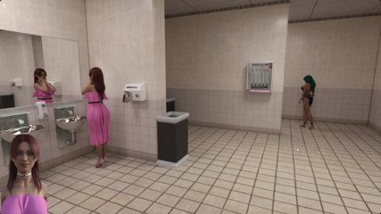 Shemale Fucking Girl Pussy In Toilet