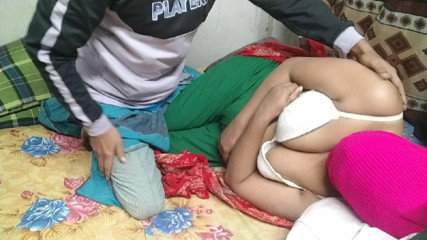 Desi village husband and wife shearing hot romance