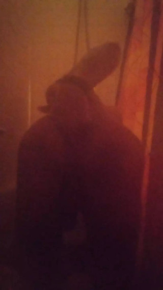 Black Gay Anal shower fingering poking and hole cleansing