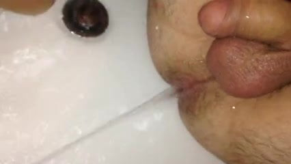 Anal water sports squirting enema