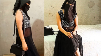 College girl in hijab was fucked by Uncut Dick