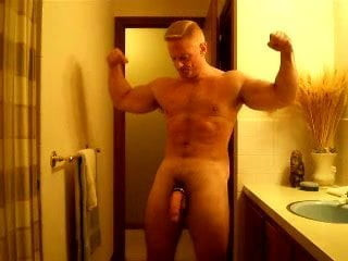Army Step Dad Jerks Off and Shows Off Body