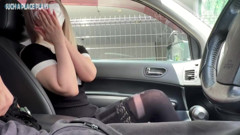 Carseatchaos as the Gal Ceo Meets Heat, Her Bold Drive Ending in a Warm Swallow