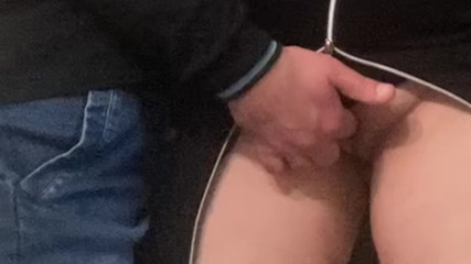 OMG! Touching Juicy Pussy In Subway – Penetrating in Sexy Panties