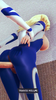 Invisible Woman Is Getting Fucked with Elastic Dick. Parody