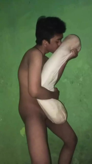 Rubbing dirty pillows