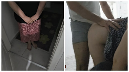 He the janitor's wife in the empty apartment
