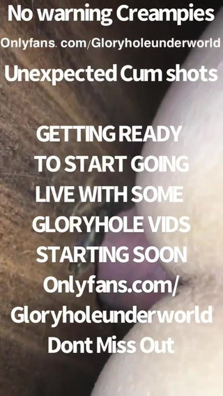 Gloryhole bareback