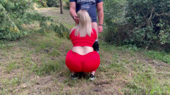 I Sucked and Cummed in My Friends Wifes Mouth in the Forest