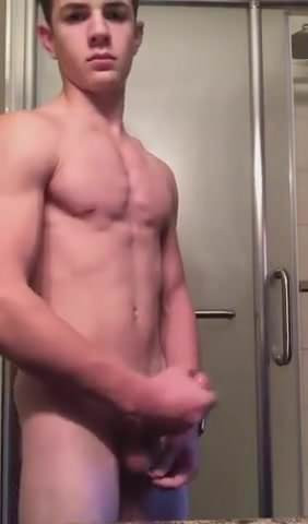 Jerking In The Bathroom