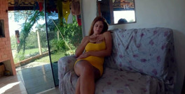 Hot stepsister sucks sloppy and swallow