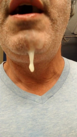 Mexican Cum Load Hanging From My Chin