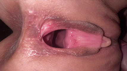 Comparison of cock sensations inside real and doll pussy and then mouths .