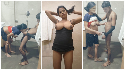 Husband fuck my face and pussy in doggy style