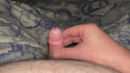I jerk off my little cock in front of a porn