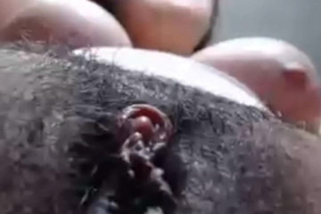 Hairy dirty mature clit