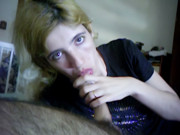 2 Vintage videos of young wife sucking cock and receiving cum in mouth, playfull.