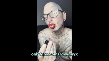 Humiliation! Lipstick on my BIG Fake Lips thumbnail