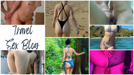 Mia Chen Travel Sex Vlog, outdoors naked and creampied!