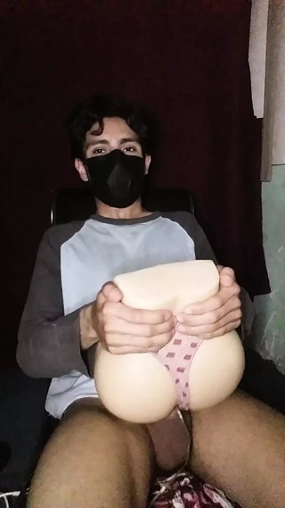 testing my new masturbator toy.