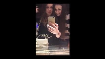 Amateur Russian lesbian hot kiss