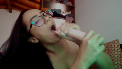 latina teaches how to suck cock and deepthroat