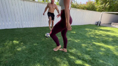 Hot Blonde Soccer Mom Gets a Goal Scored on Her Pussy
