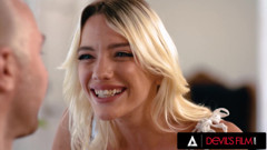 DEVILS FILM - Kenna James Catches Boyfriend Hiding And Jerking Off Then Begs For Hard Sex